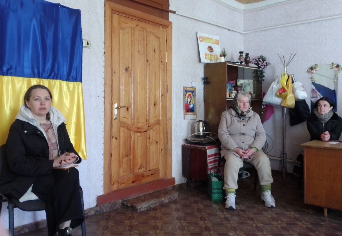 Фотографія під час звіту в Синявському старостинському окрузі